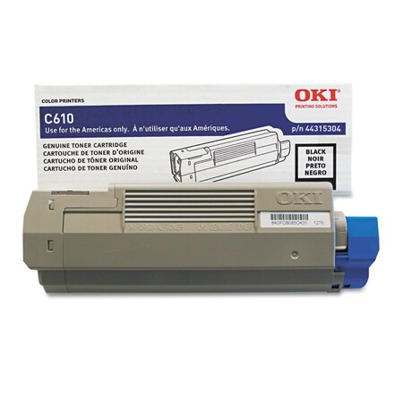 Oki Toner, 8,000 Page-Yield, Black 44315304